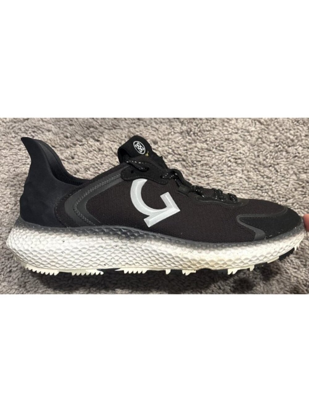 G/Fore MG4X2 Men's Onyx Cross Trainer Reflective Spikeless Golf Shoes Sz 10